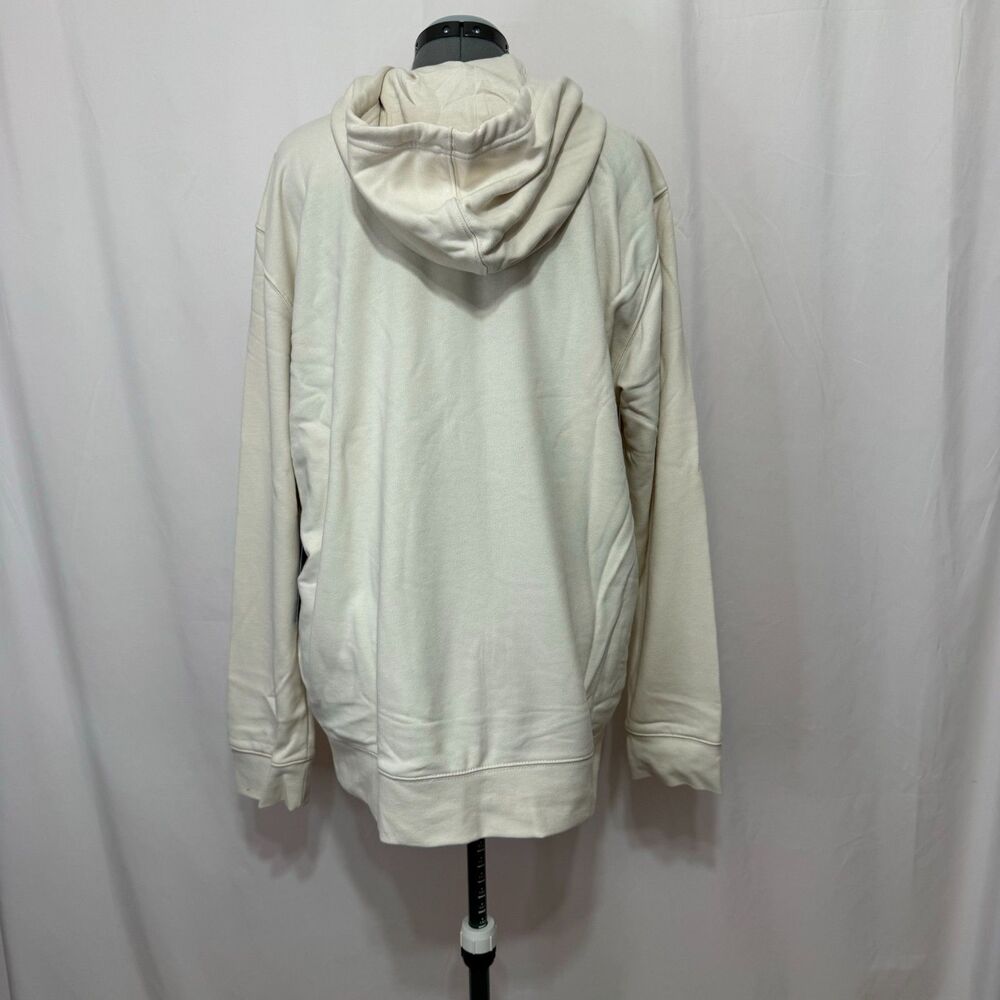 Life is Good NWT Sz L Putty White French Terry American Flag Woods Hoodie - Picture 9 of 12